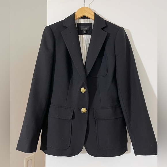 J. Crew women’s blazer with gold buttons - Picture 3 of 5